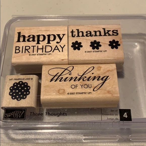 🍀3/$25 - Three Thoughts greeting set of 4